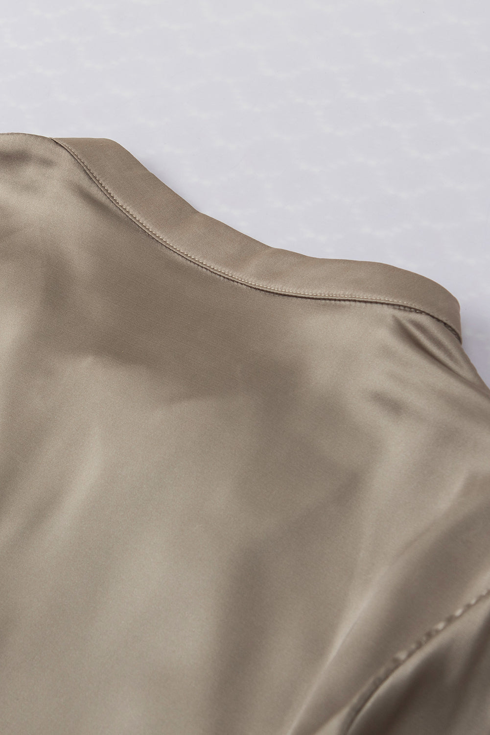 Madison Half Jacquard Satin Blouse