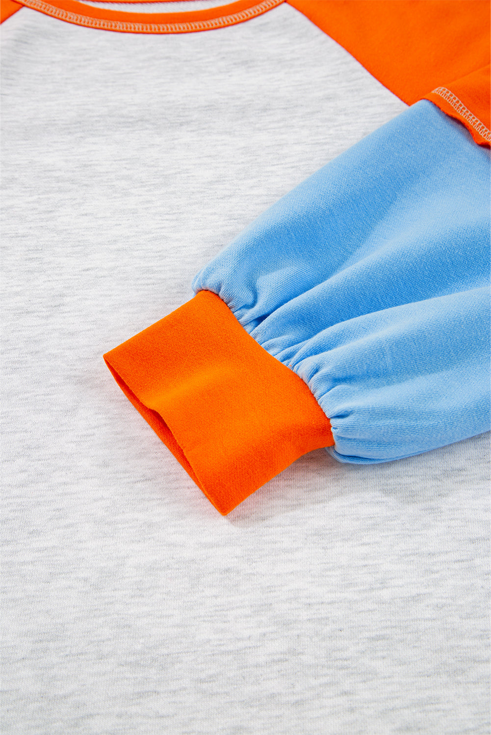 Elsie Raglan Sleeve Loose Fit Top - Threaded Pear