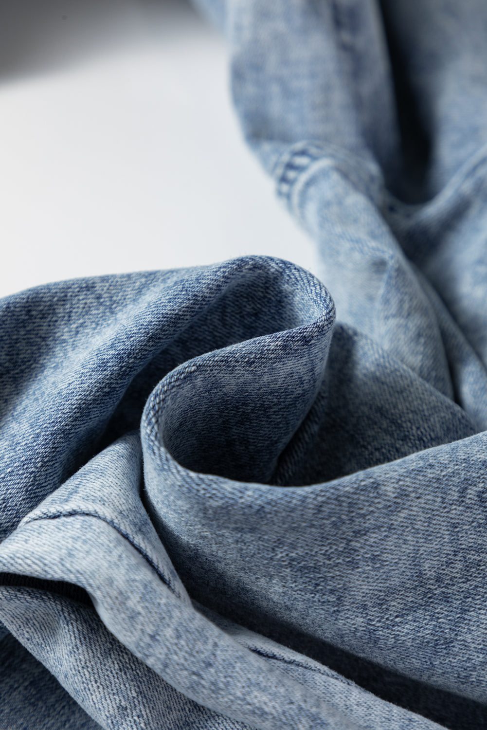 Abigail Drawstring Elastic Waistband Jeans - Threaded Pear