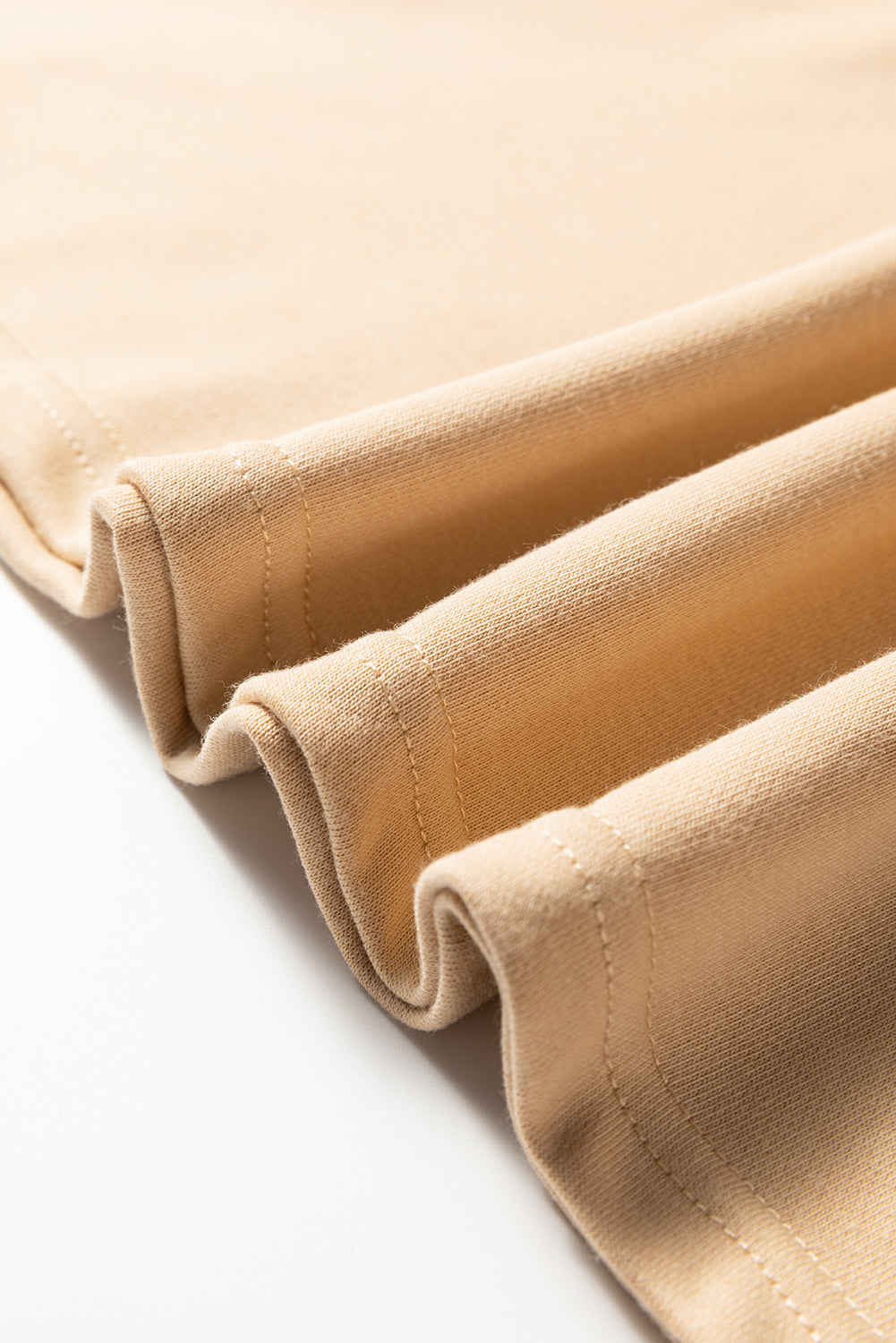 Khaki Exposed Seam Floral Mixed Patchwork Relaxed Plus Size Top - Threaded Pear