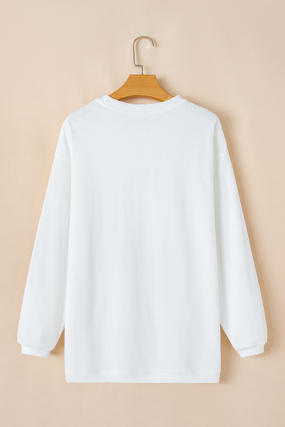 Aria Christmas Fashion Corded Sweatshirt - Threaded Pear