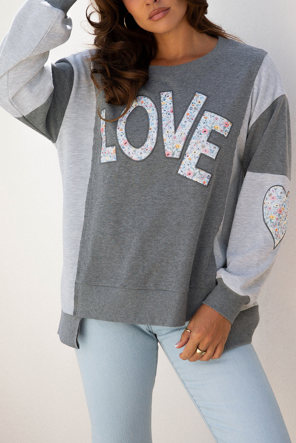 Payton Uneven Hem Chic Sweatshirt
