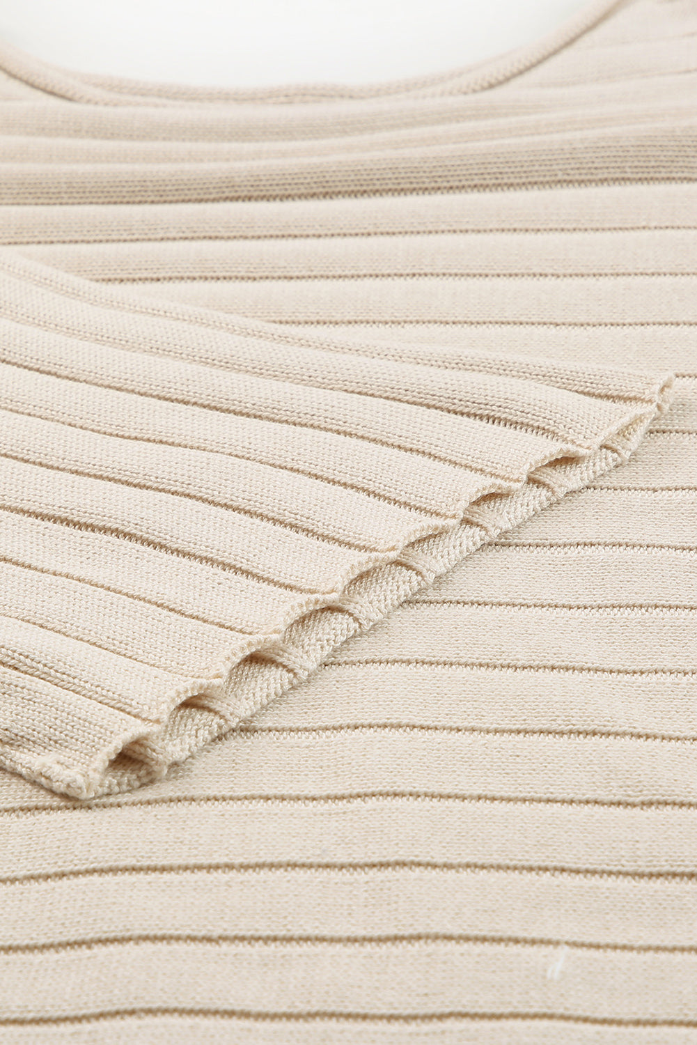 Ella Ribbed Knit Dolman Sweater - Threaded Pear