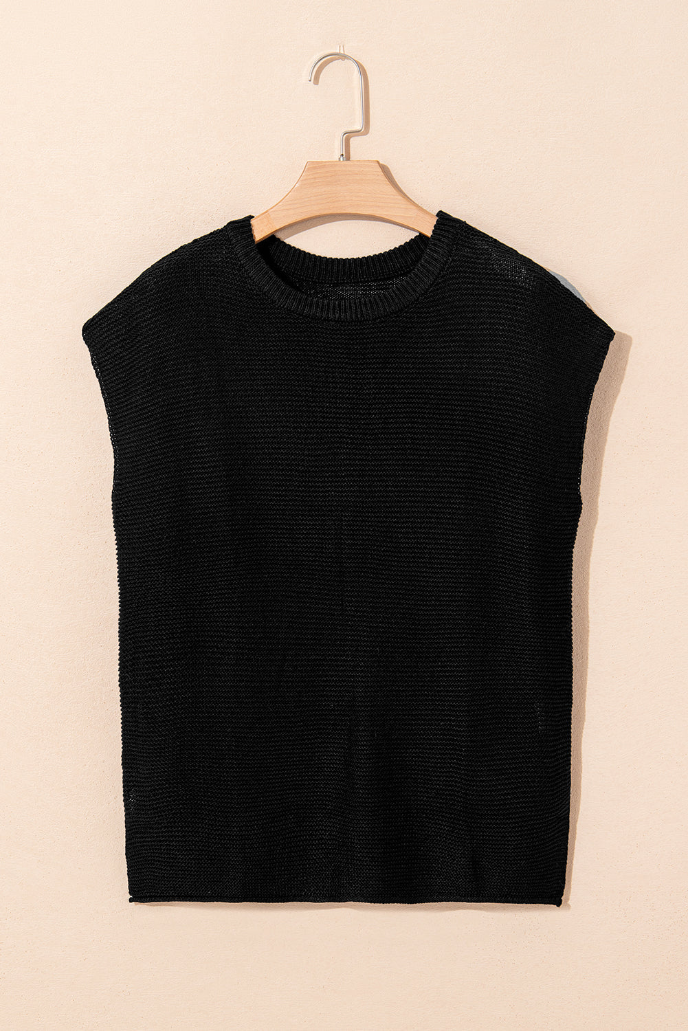 Jemma Sweater Tee with Side Slits - Threaded Pear