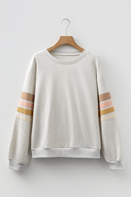Maci Patchwork Drop Shoulder Sweatshirt