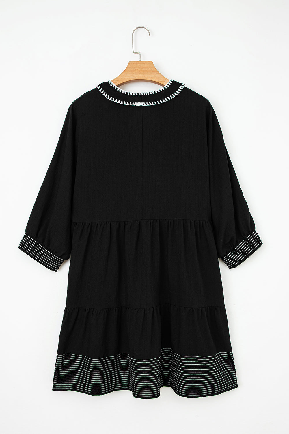 Patara Sleeve Tiered Mini Dress