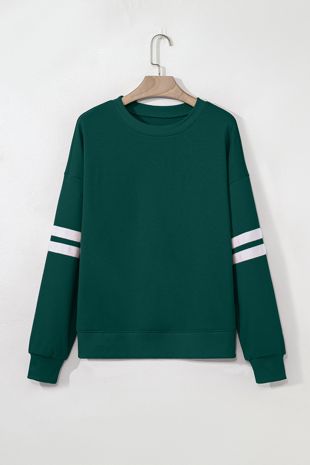 Taylor Striped Oversized Sweatshirt - Threaded Pear