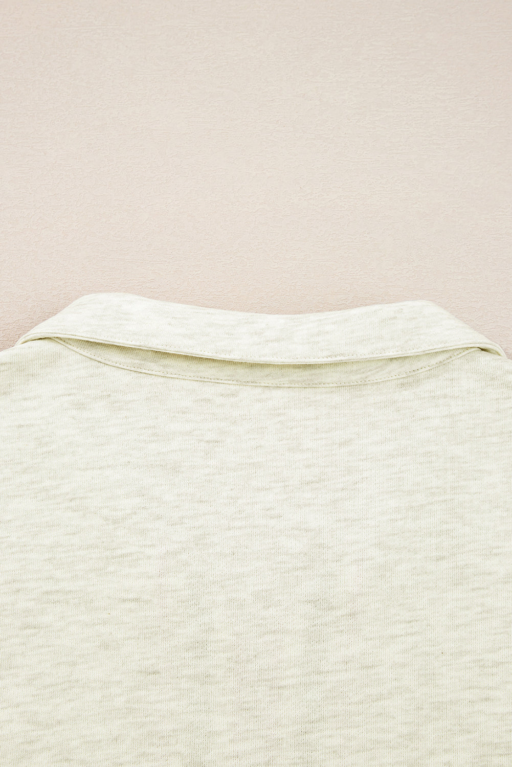 Felitina Patchwork Zip Collar Pullover