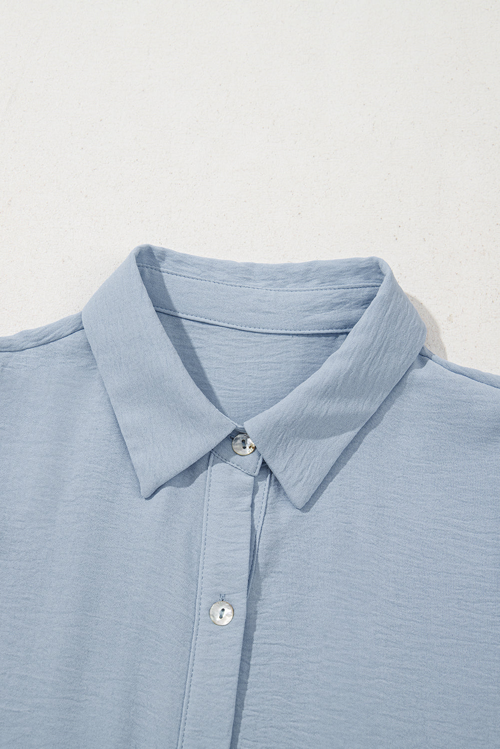 Arya Shirt Collar Button Up Puff Sleeve Tiered Dress - Threaded Pear