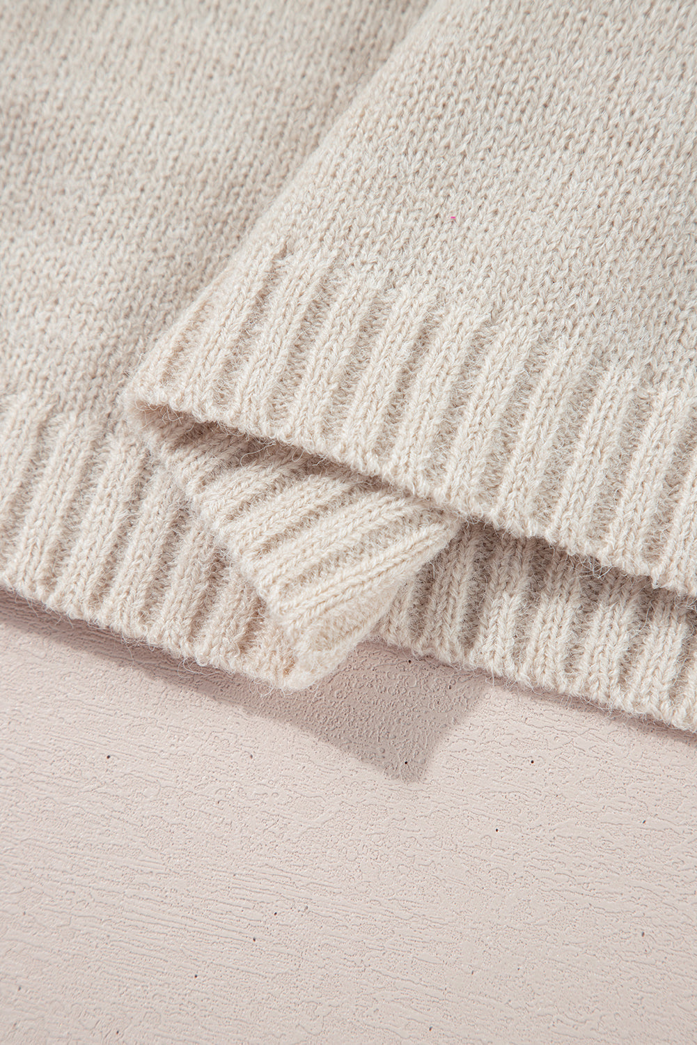 Mila Beaded High Bodycon Sweater - Threaded Pear