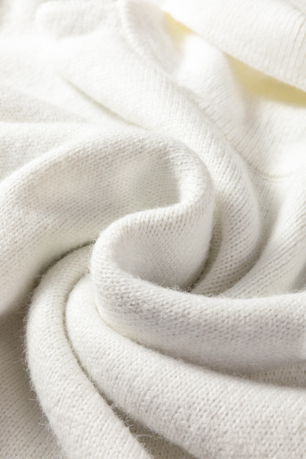 Mia Drop Shoulder Knit Sweater - Threaded Pear