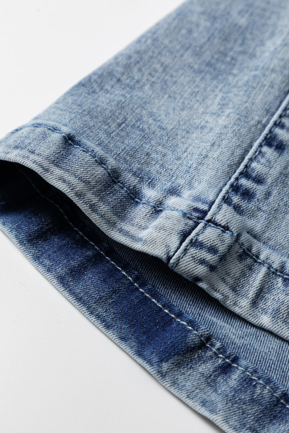 Abigail Drawstring Elastic Waistband Jeans - Threaded Pear