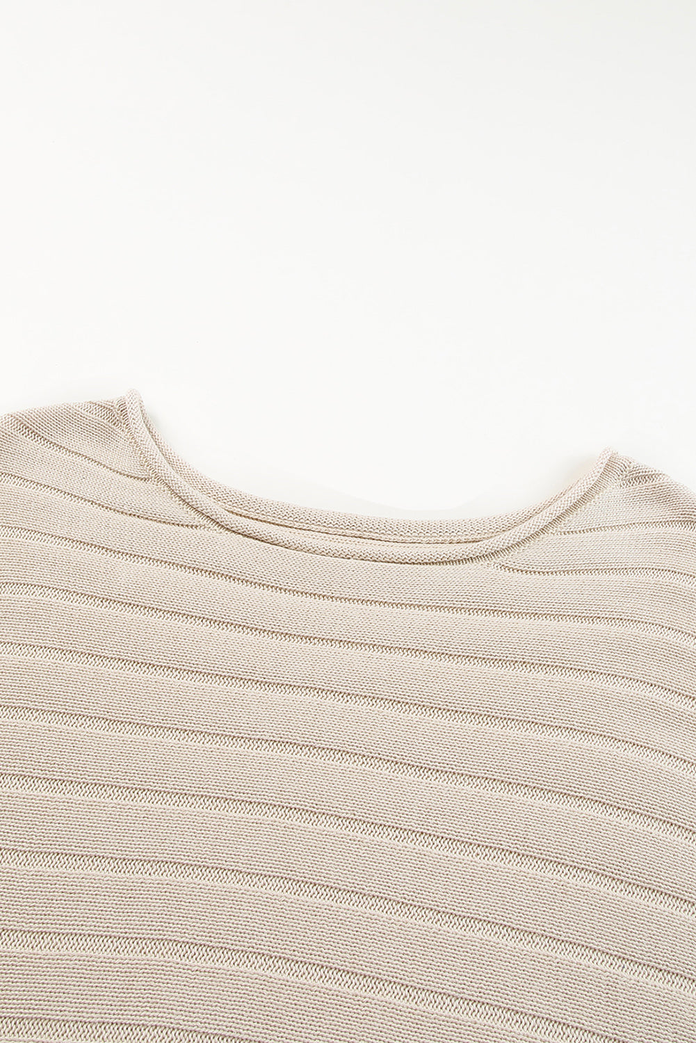 Ella Ribbed Knit Dolman Sweater - Threaded Pear