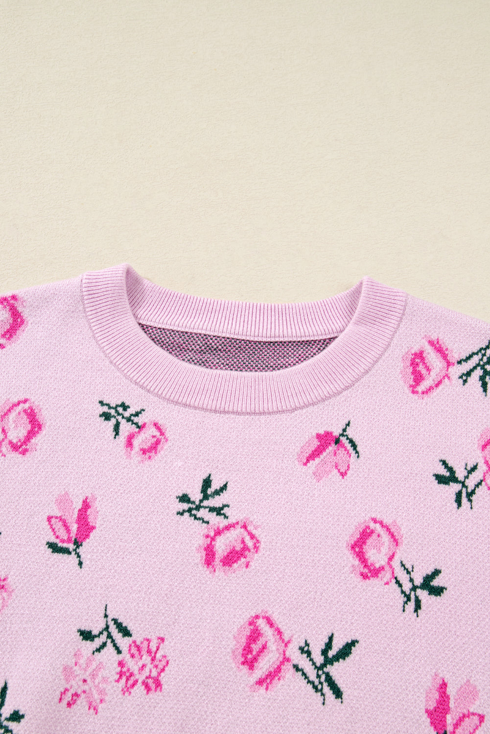 Sophia Drop Shoulder Cropped Sweater