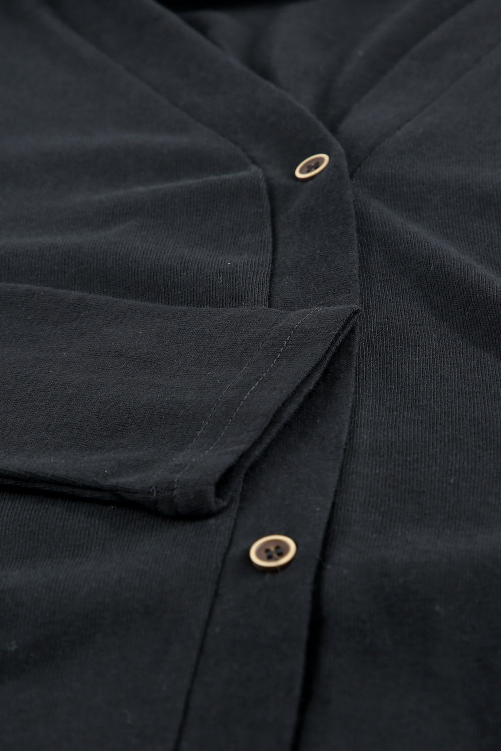 Madison Open-Front Buttons Cardigan - Threaded Pear