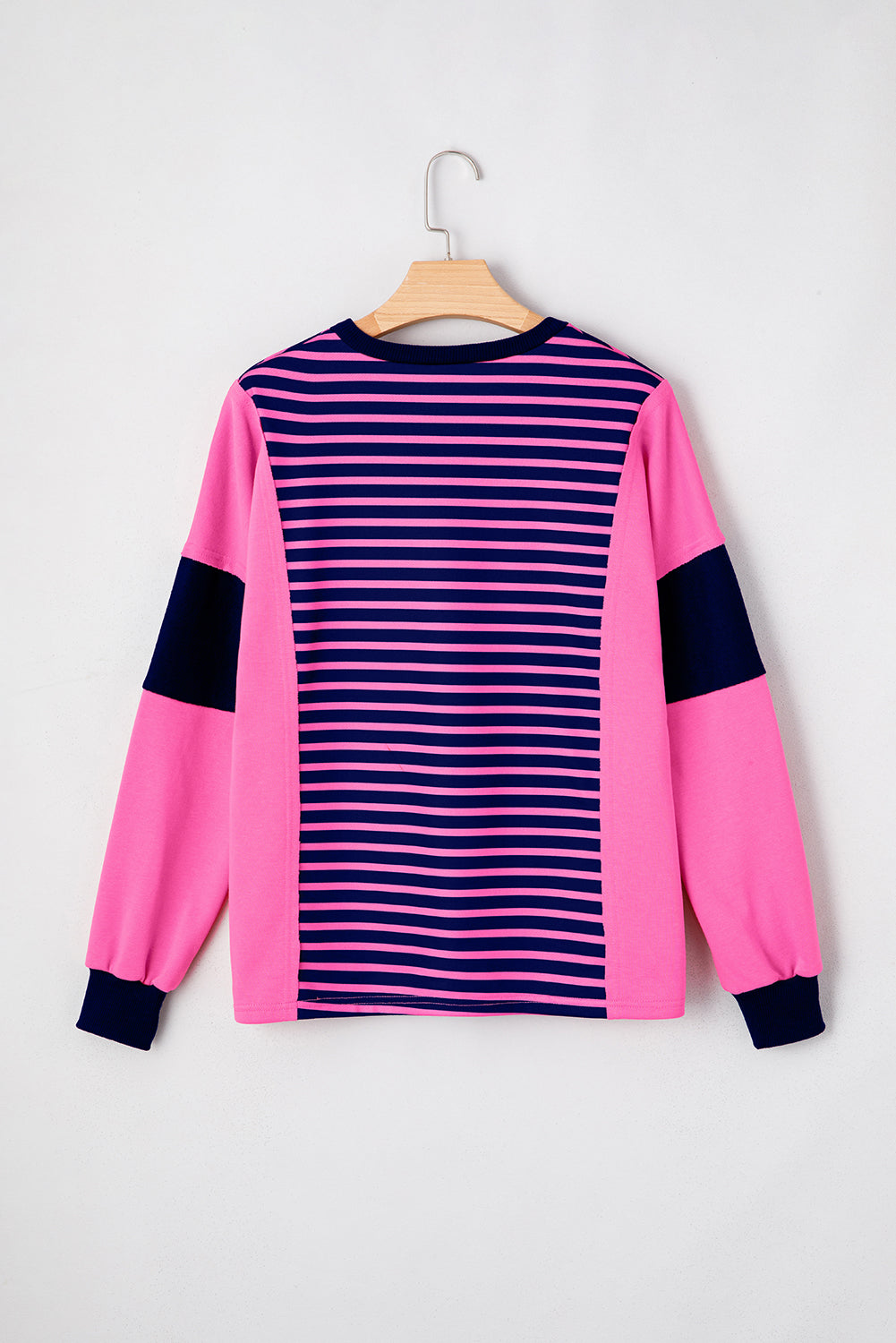 Haven Stripe Loose Fit Long Sleeve Top - Threaded Pear