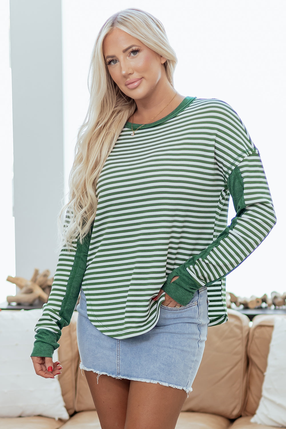 Laurel Drop Shoulder Casual Top
