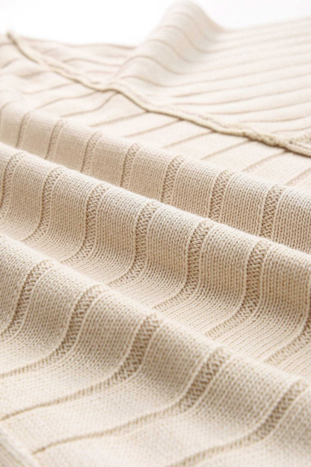 Ella Ribbed Knit Dolman Sweater - Threaded Pear