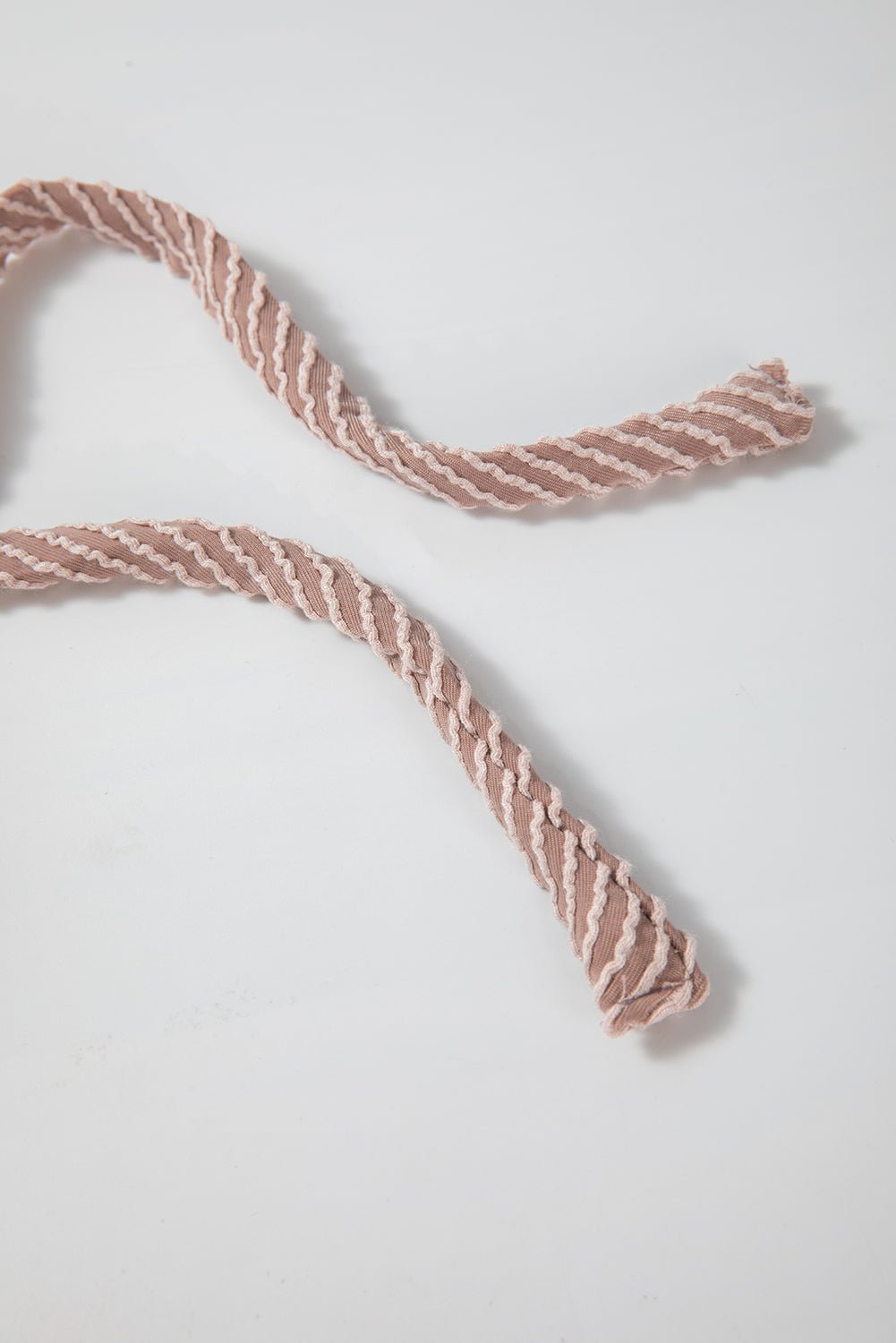 Olivia Patchwork Corded Drawstring Hoodie - Threaded Pear