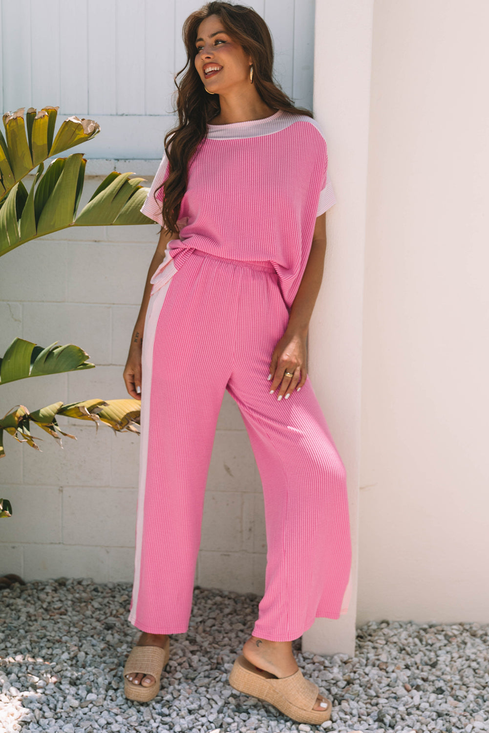 Penelope Corded 2pcs Outfit - Threaded Pear