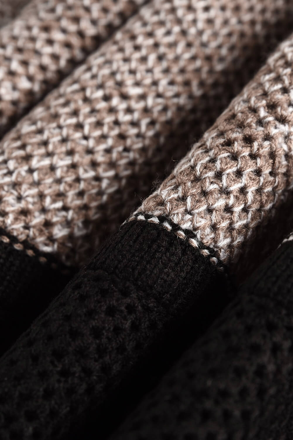 Elizabeth Netted Texture Pullover Sweater - Threaded Pear