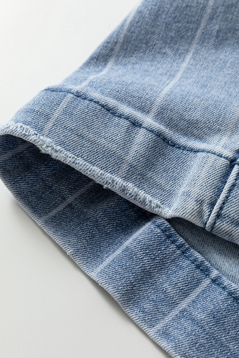 Sofia Pinstripe Wide Leg Jeans - Threaded Pear