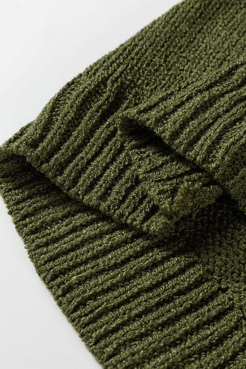 Amelia Drop Shoulder Slouchy Sweater - Threaded Pear