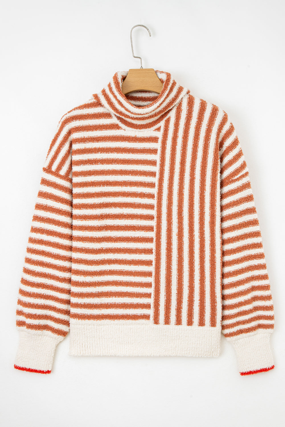 Emily Cowl Drop Shoulder Sweater - Threaded Pear