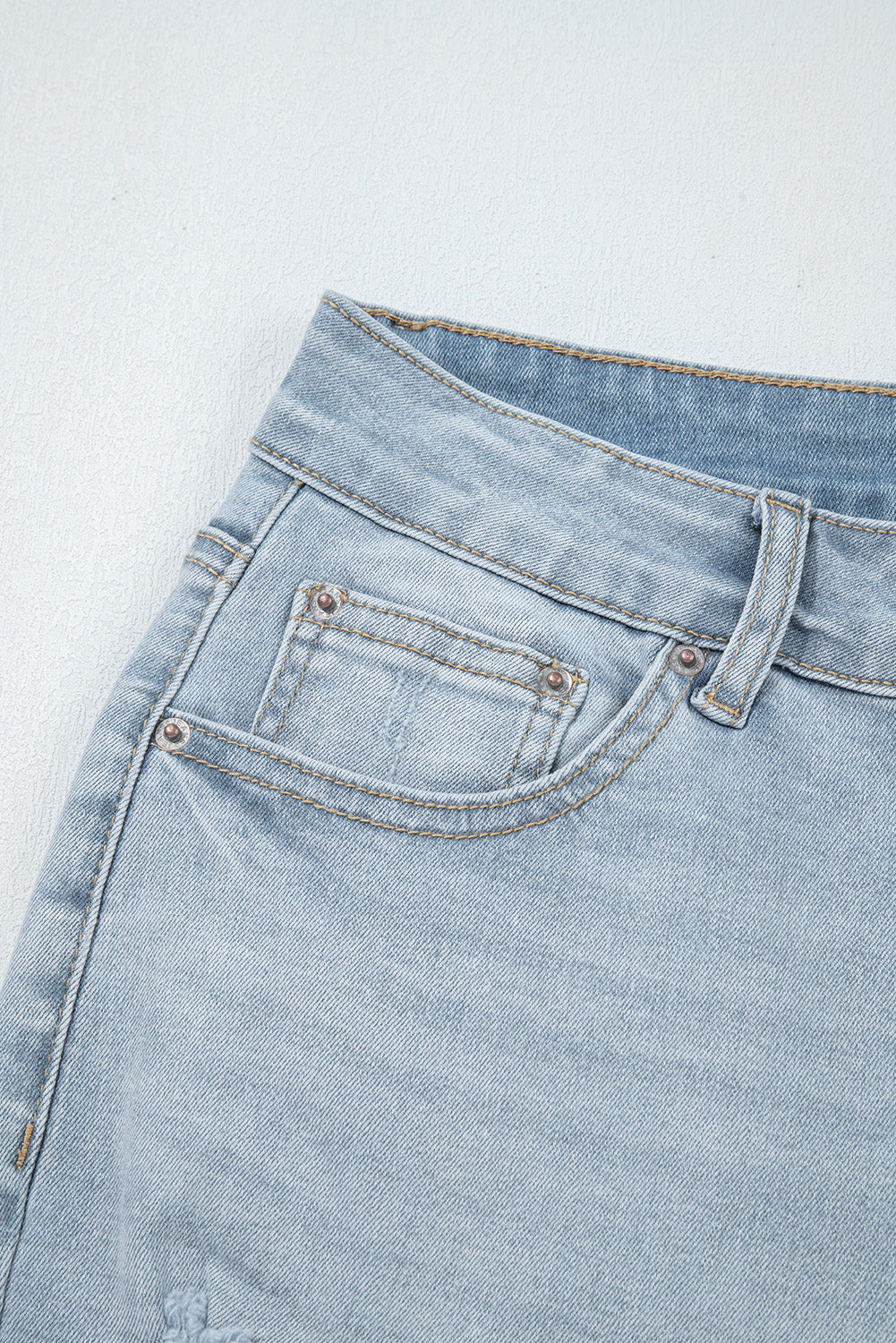 Kimberly Length Distressed Skinny Jeans - Threaded Pear