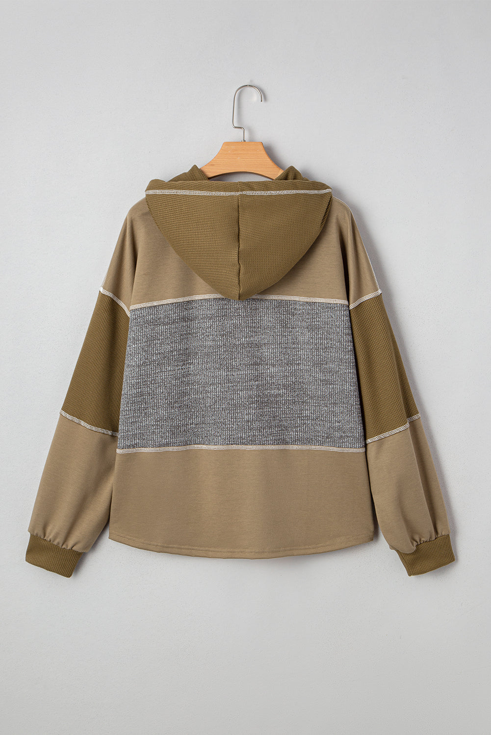 Myrabella Exposed Seam Half Pullover