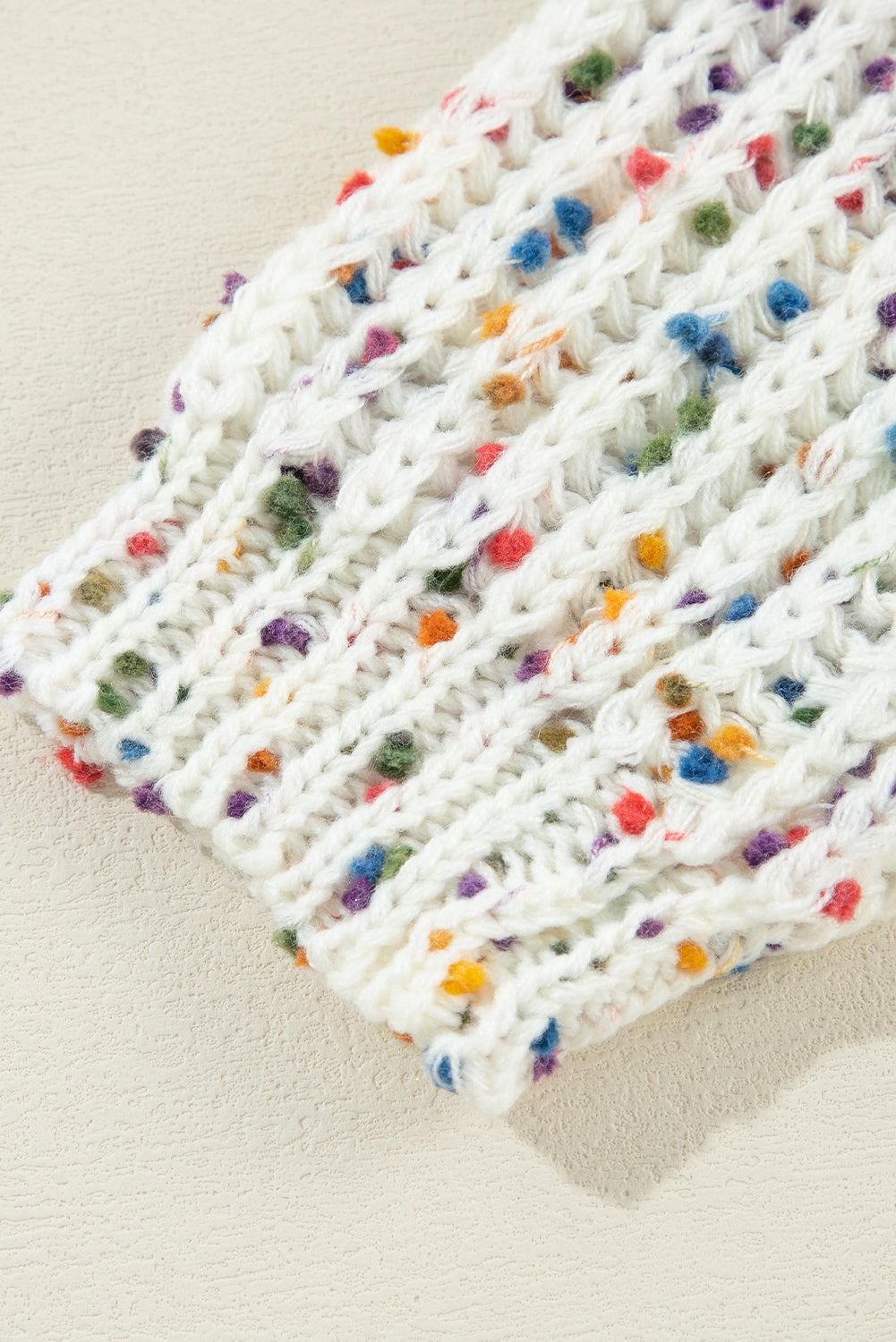 Scarlett Confetti Reversible Twist Sweater - Threaded Pear