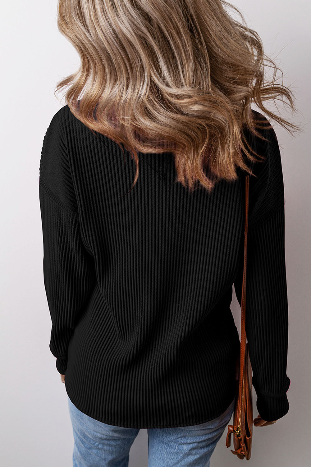 Kennedy Corded Long Sleeve - Threaded Pear