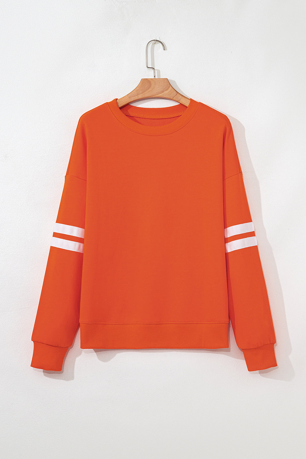 Taylor Striped Oversized Sweatshirt - Threaded Pear