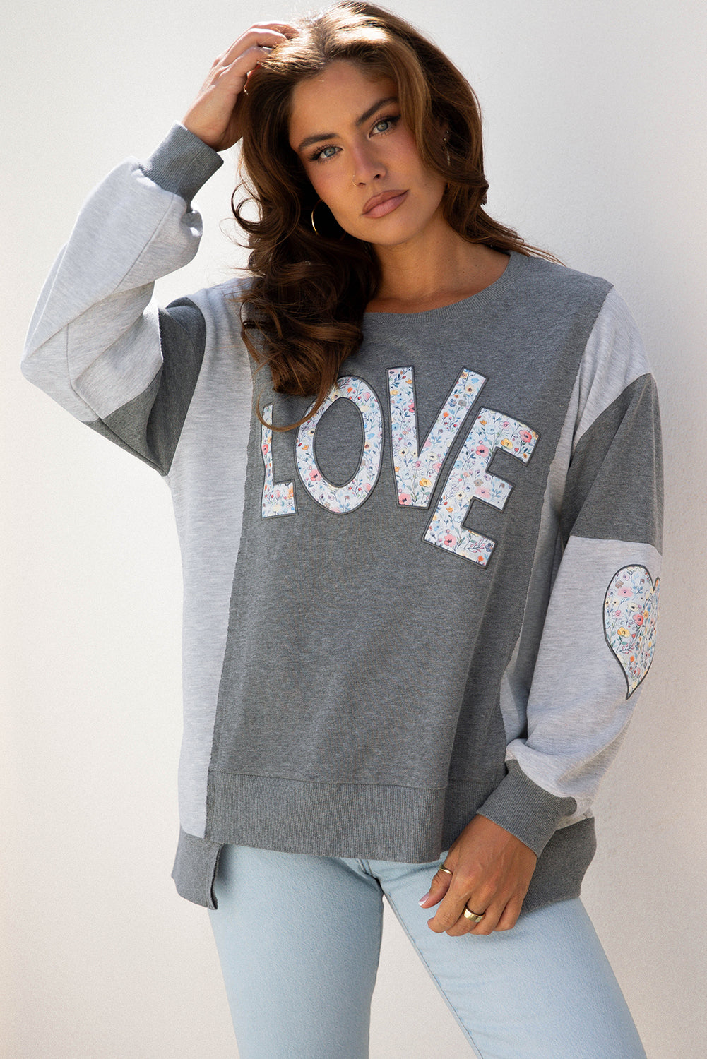Payton Uneven Hem Chic Sweatshirt