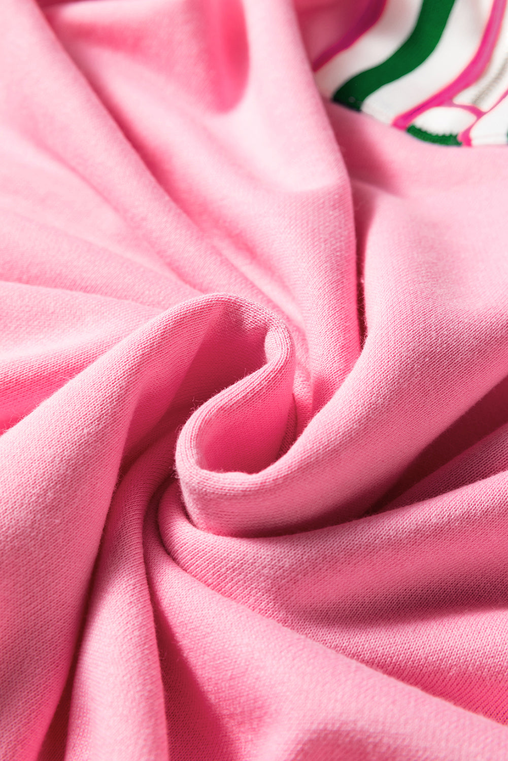 Felitina Patchwork Zip Collar Pullover