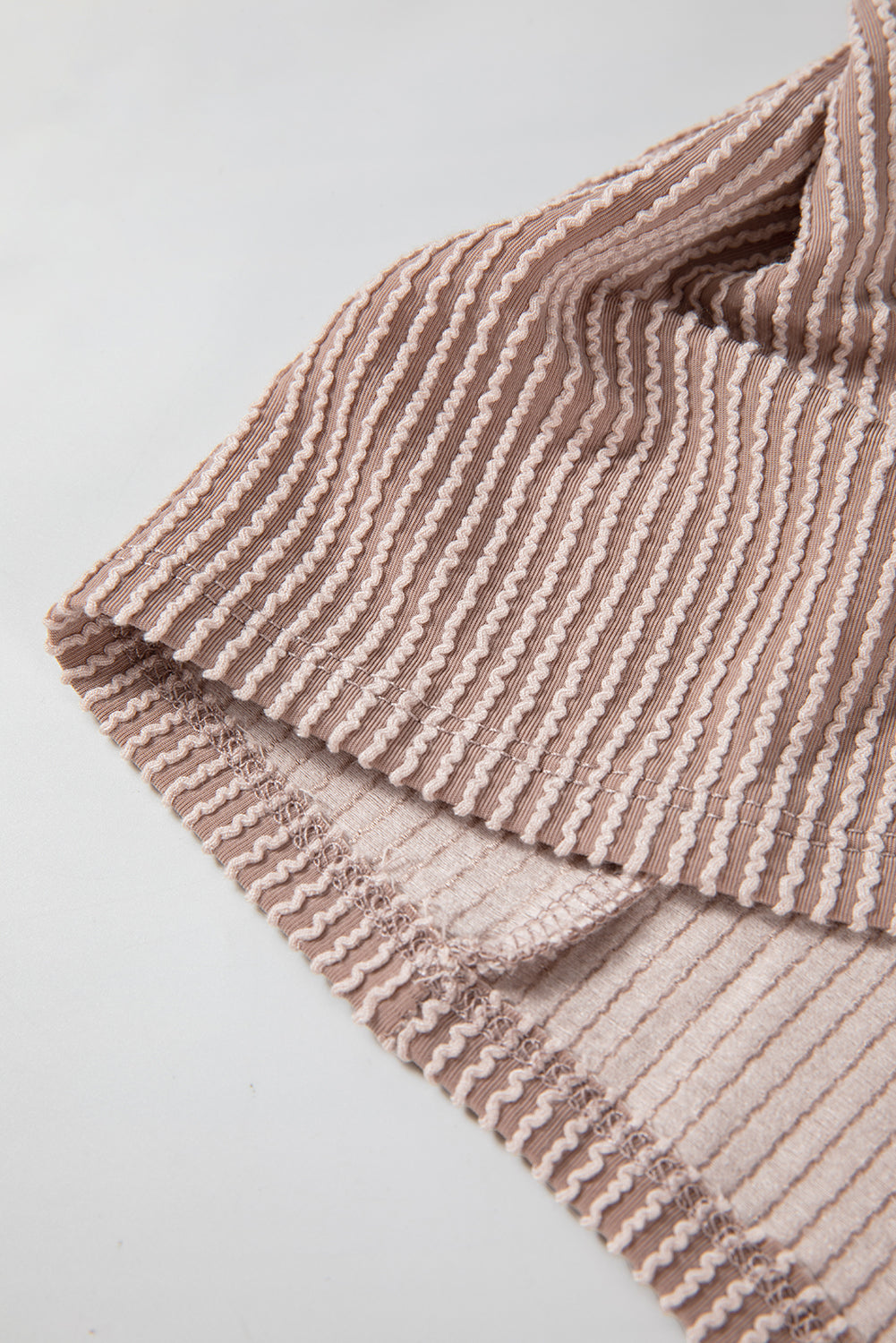 Olivia Patchwork Corded Drawstring Hoodie - Threaded Pear