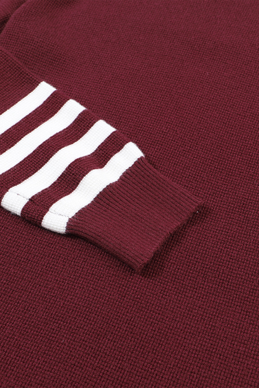 Aria Sleeve Plain Knit Sweater - Threaded Pear