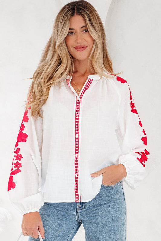 Karibella Sleeve Casual Shirt Long Sleeve Top