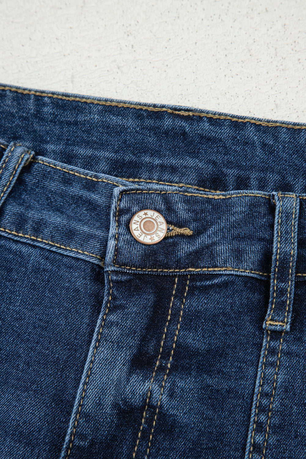 Courtney Cropped High Rise Wide Leg Jeans - Threaded Pear