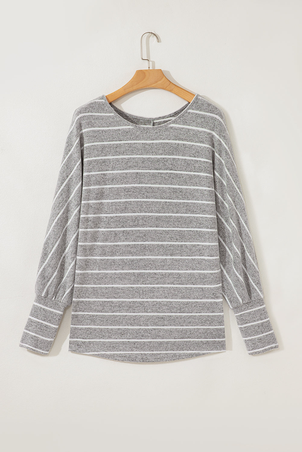 Bella Stripe Dolman Sleeve Top - Threaded Pear