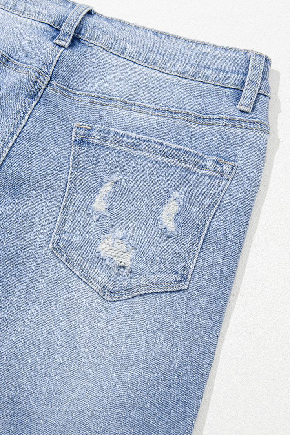 Ashleigh Acid Wash High Waist Flared Jeans - Threaded Pear