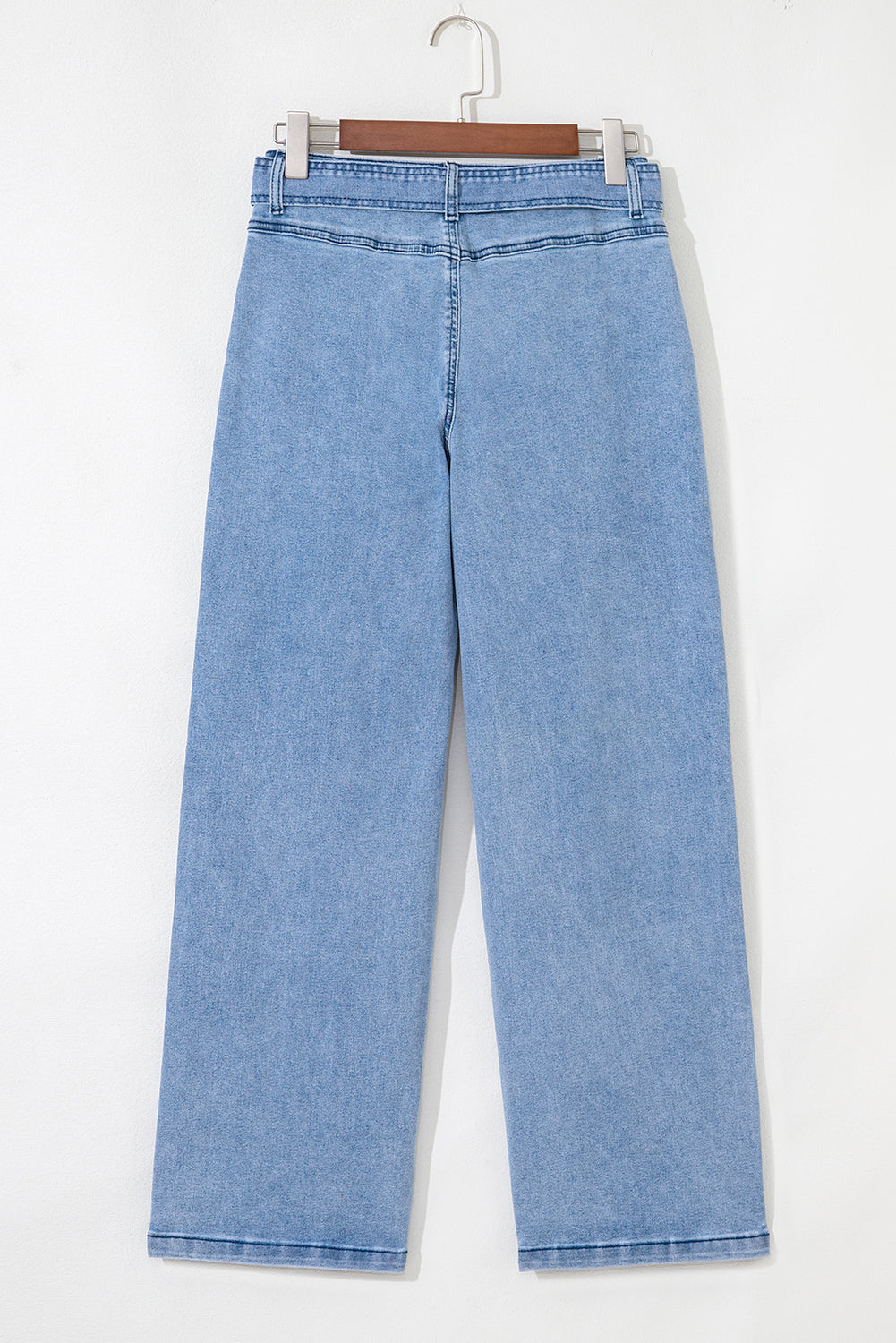 Ava Sash Wide Leg Jeans - Threaded Pear