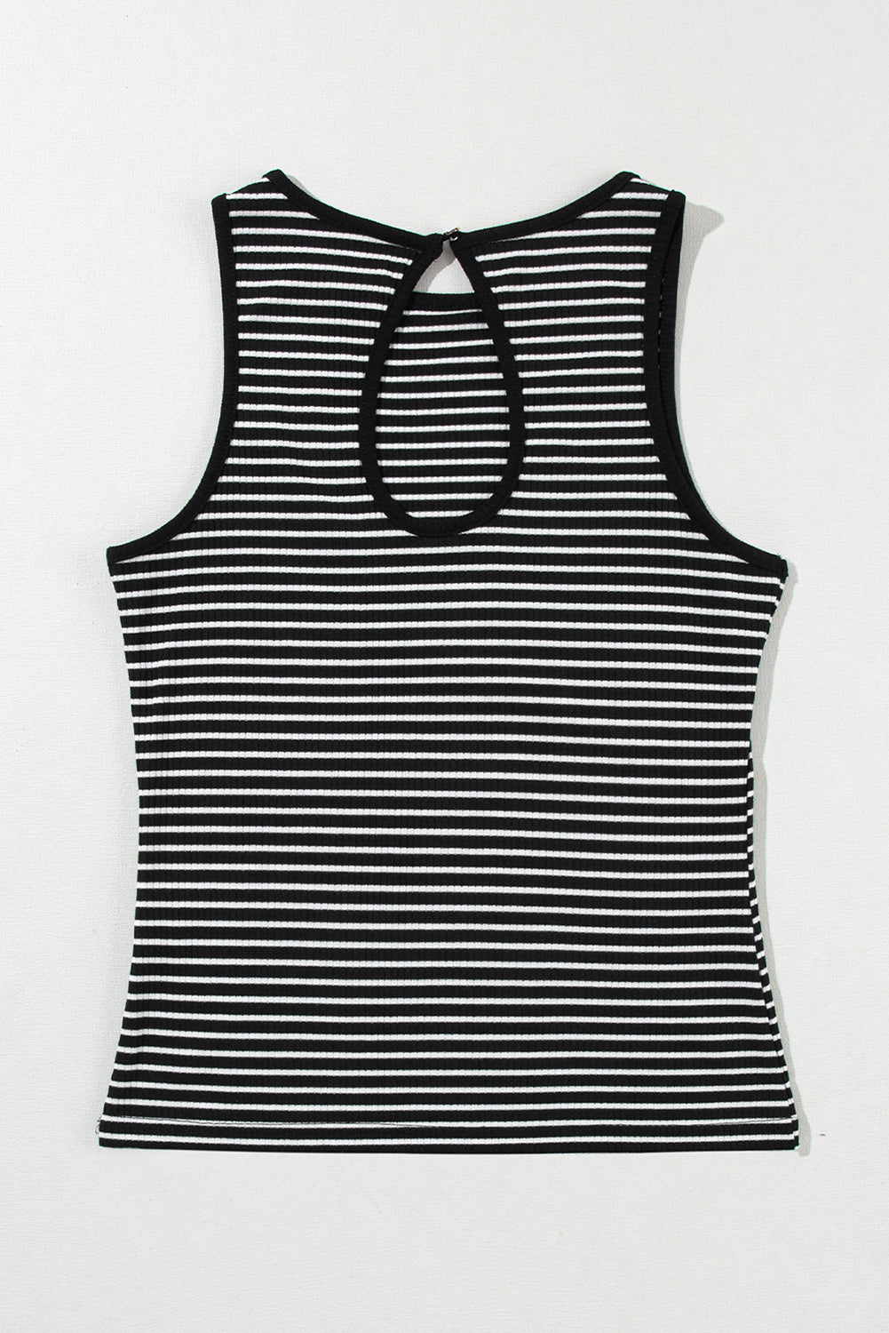 Bethany Striped Knit Sleeveless Tank - Threaded Pear