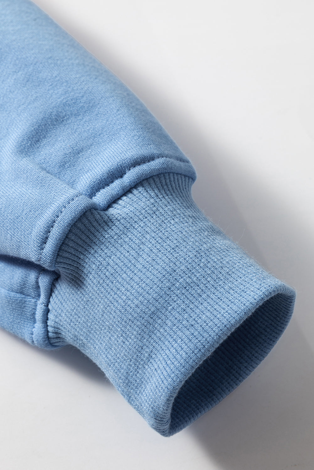 Isabella Patchwork Drop Shoulder Sweatshirt - Threaded Pear