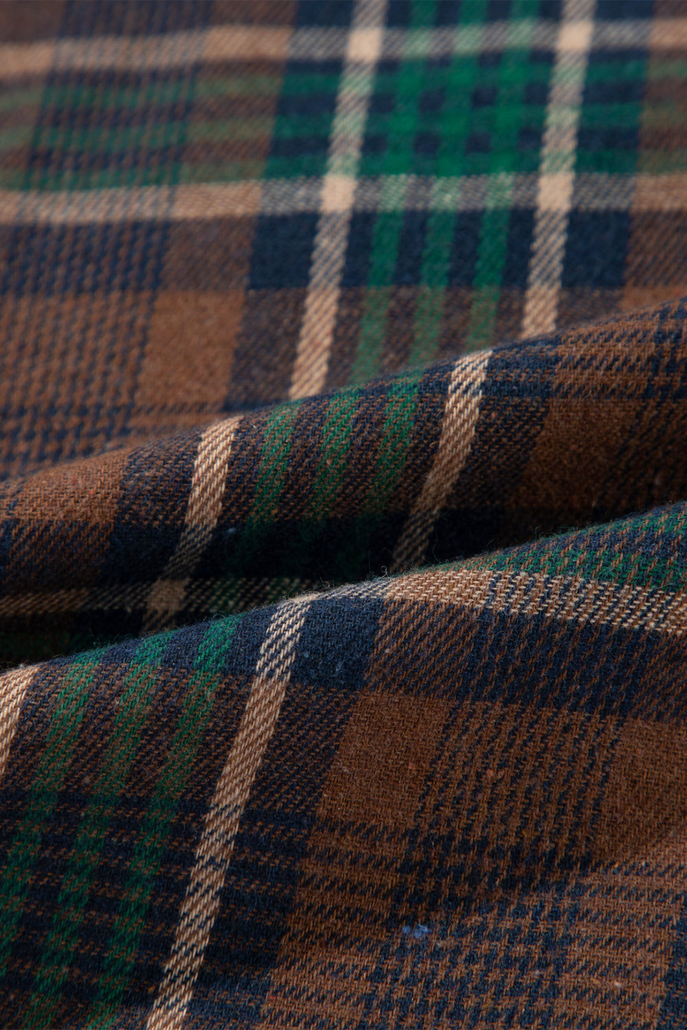 Elizabeth Plaid Print Chest Shirt - Threaded Pear