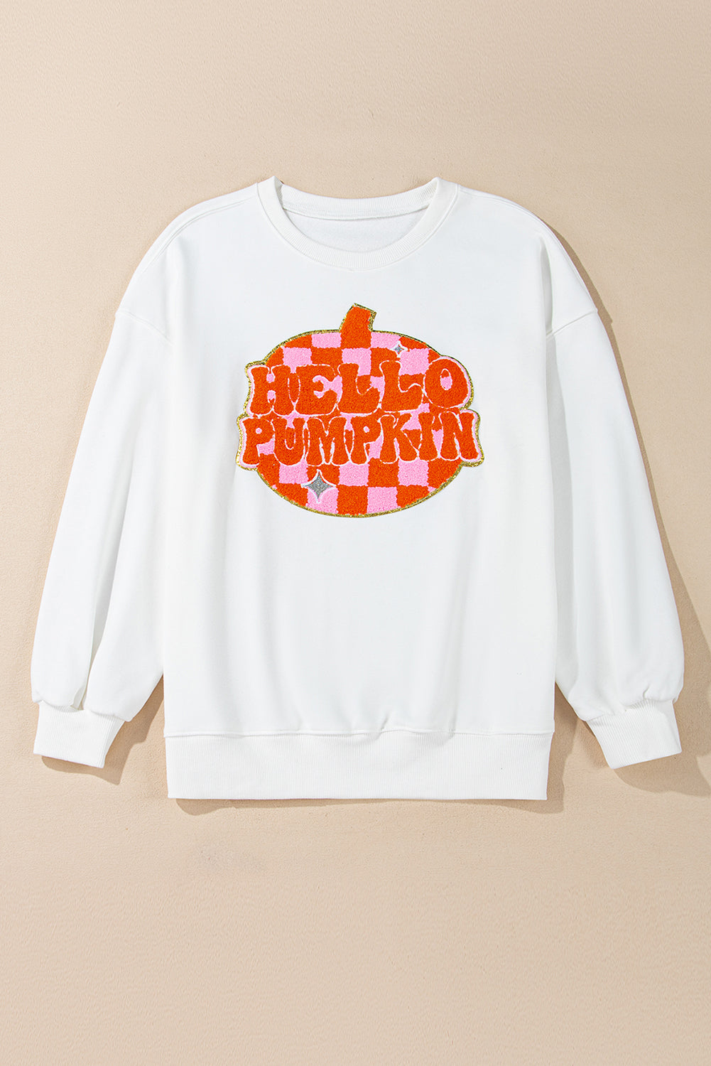 Blair Halloween Pumpkin Patched Pullover Sweatshirt - Threaded Pear