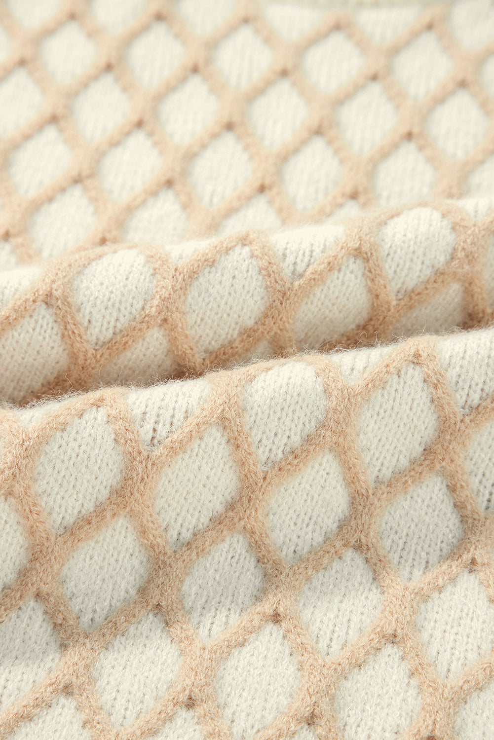 Ella Drop Shoulder Loose Sweater - Threaded Pear