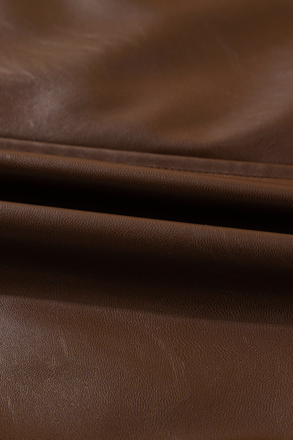 Mila Drawstring Hem Leather Jacket - Threaded Pear