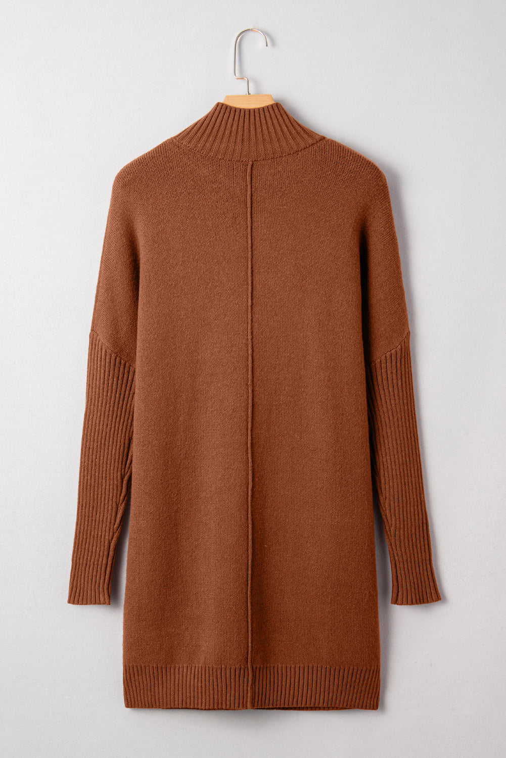 Mia Center Seam Shift Sweater - Threaded Pear