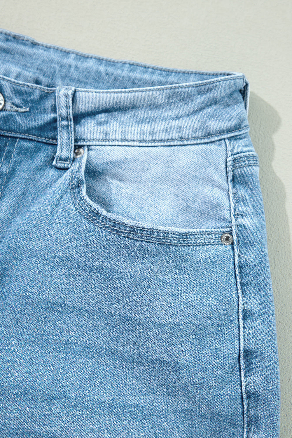 Dream Slit Leg Straight Jeans